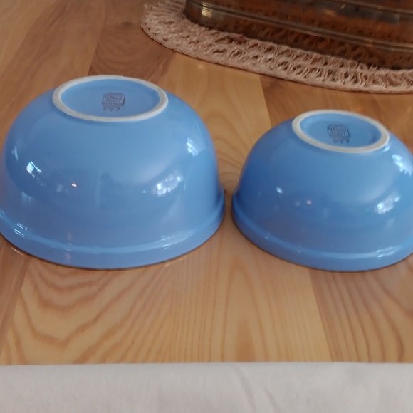 Halls Superior Quality Mixing Bowls Kitchenware Blue Morning Glory - Picture 7 of 7